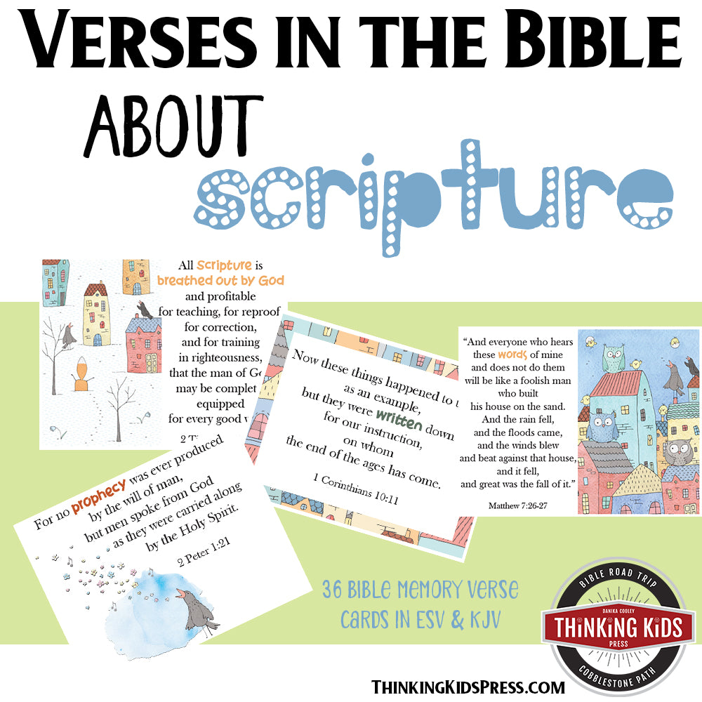 Verses in the Bible about Scripture: Memory Cards