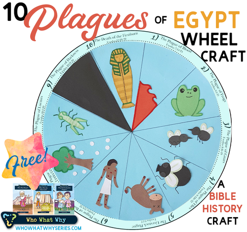 10 Plagues of Egypt Kids' Wheel Craft