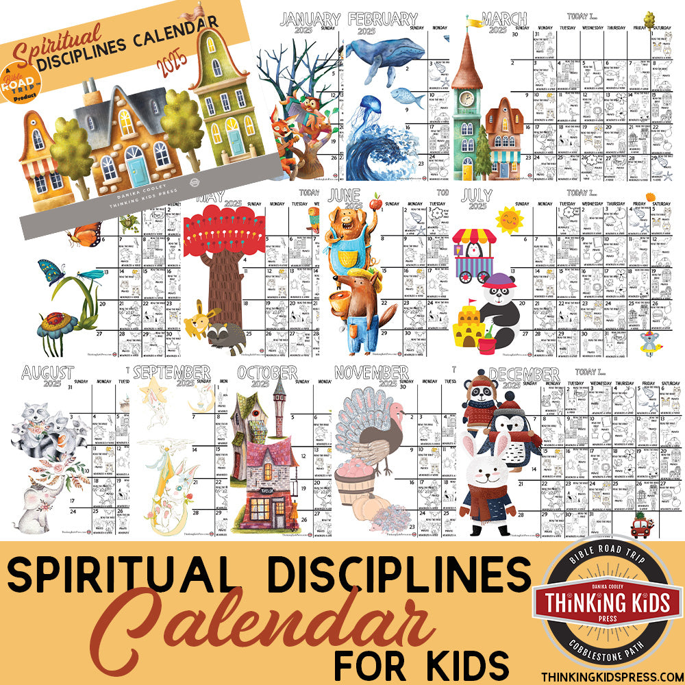 Spiritual Disciplines Calendar for Kids