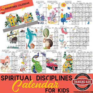 Spiritual Disciplines Calendar for Kids