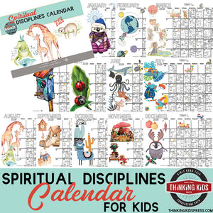 Spiritual Disciplines Calendar for Kids