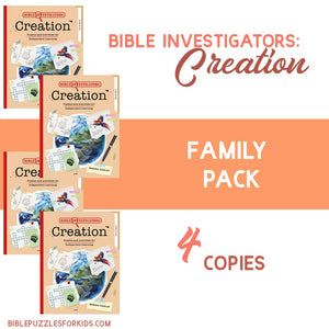 Bible Investigators: Creation | Family Pack