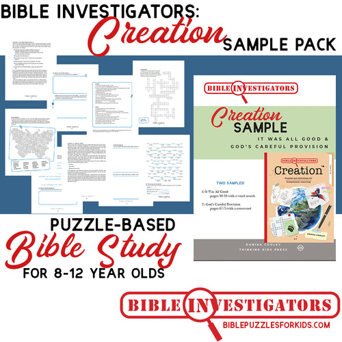 Bible Investigators: Creation | Free Printable Sample