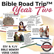 Bible Road Trip™ Year Two Bible Memory Verse Card Sets