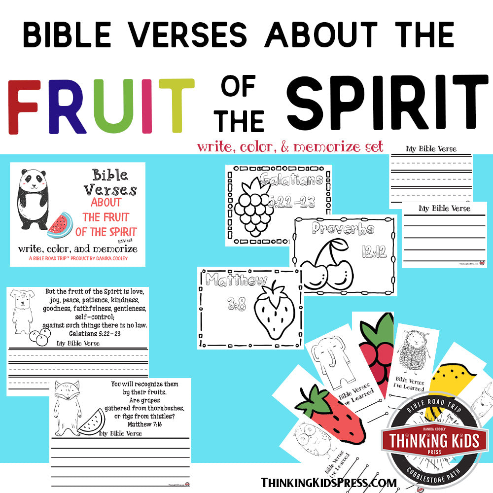 The Fruit of the Spirit Scripture Set – Thinking Kids Press