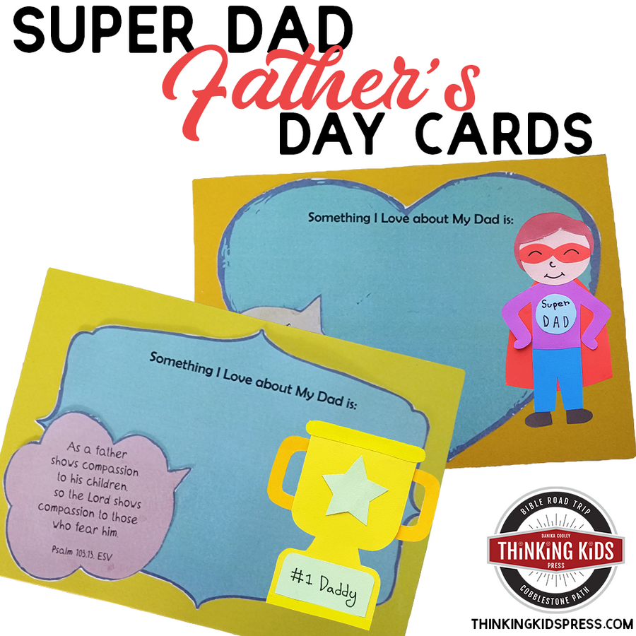 Super Dad Father's Day Cards – Thinking Kids Press