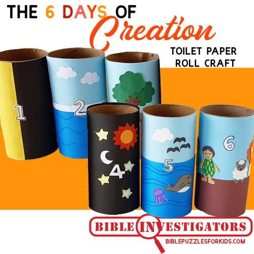 The 6 Days of Creation Toilet Paper Roll Craft