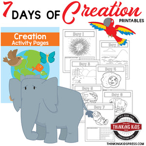 Days of Creation Coloring Pages