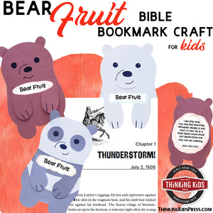 Bear Fruit Bible Bookmark Craft