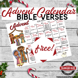 Advent Calendar with Bible Verses