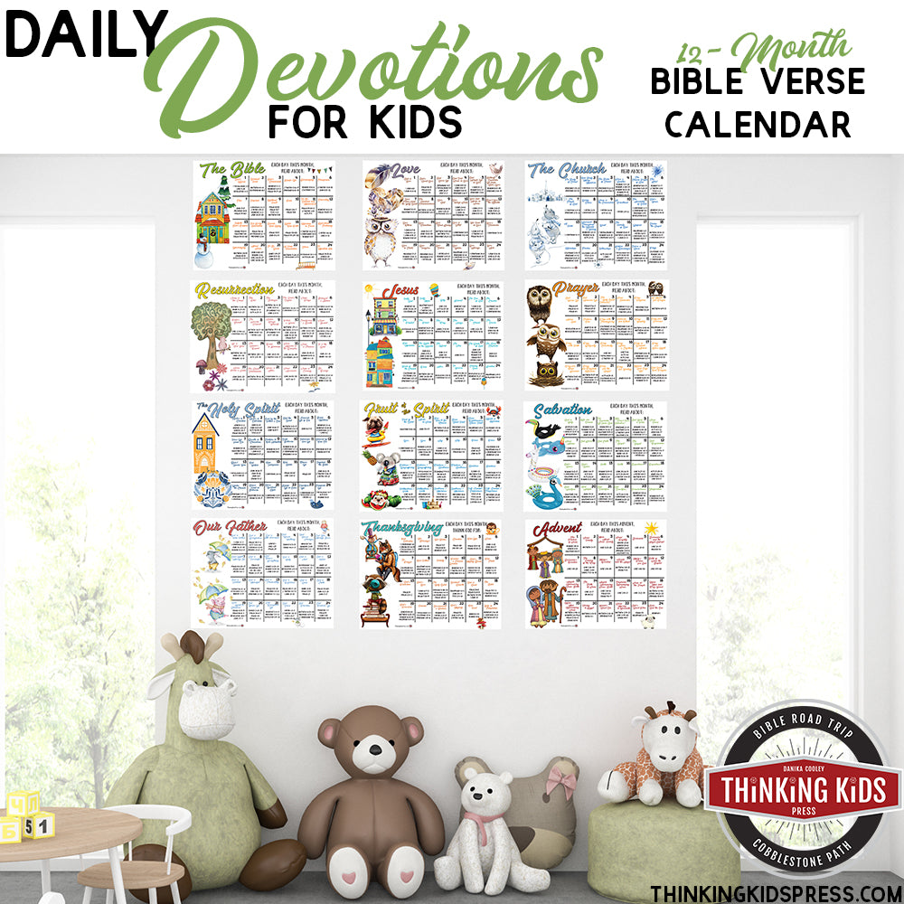 Daily Devotional Bible Verse Calendar for Kids