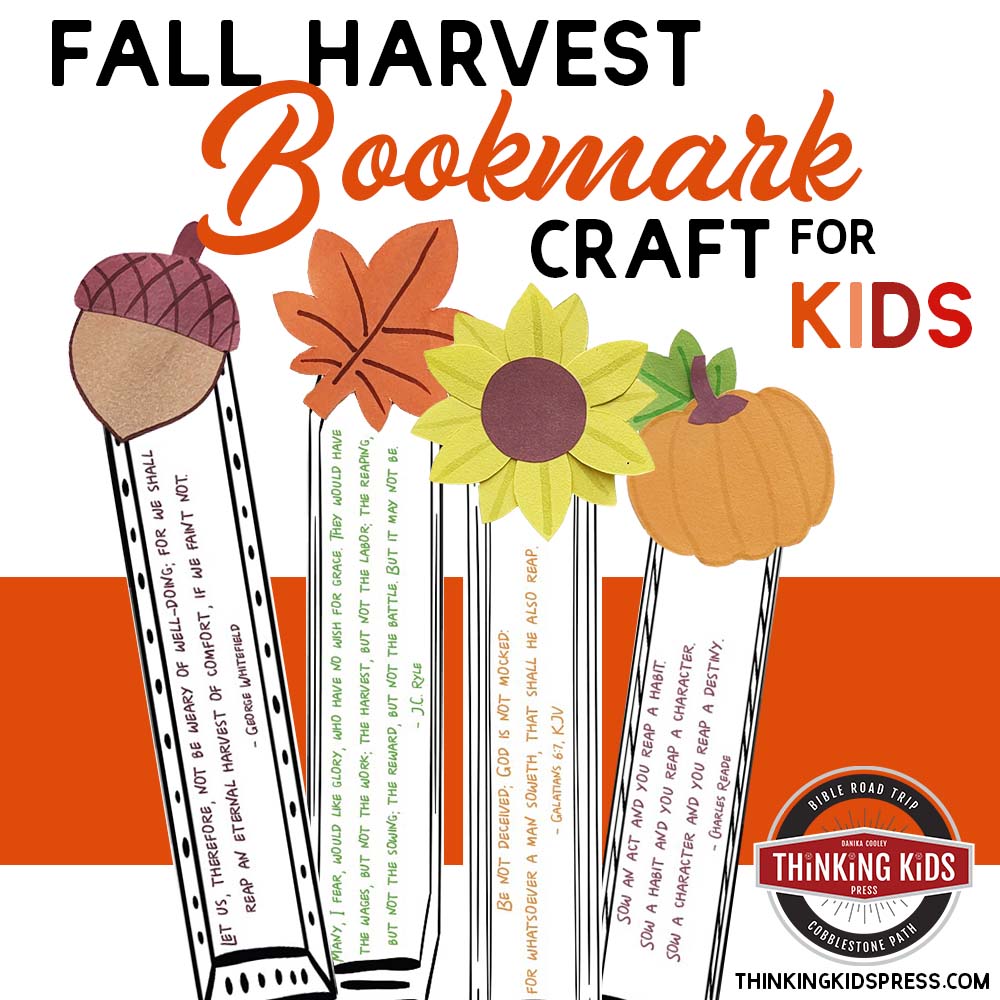Fall Harvest Bookmark Craft