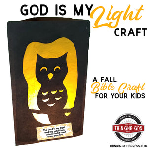 God is My Light Fall Bible Craft