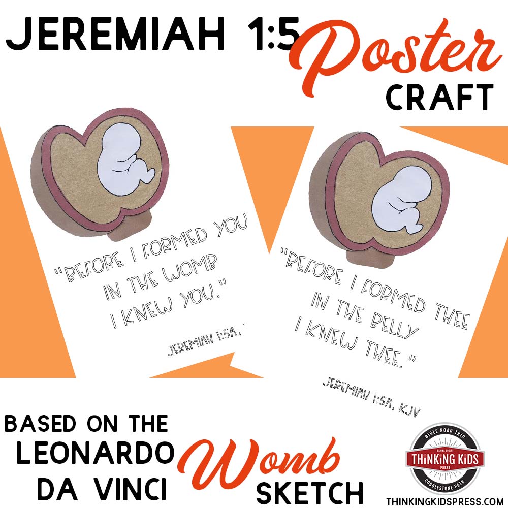 Before I Formed You in the Womb I Knew Your Poster Craft