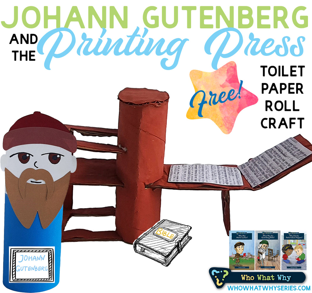 Who Invented the Printing Press | Toilet Paper Roll Craft