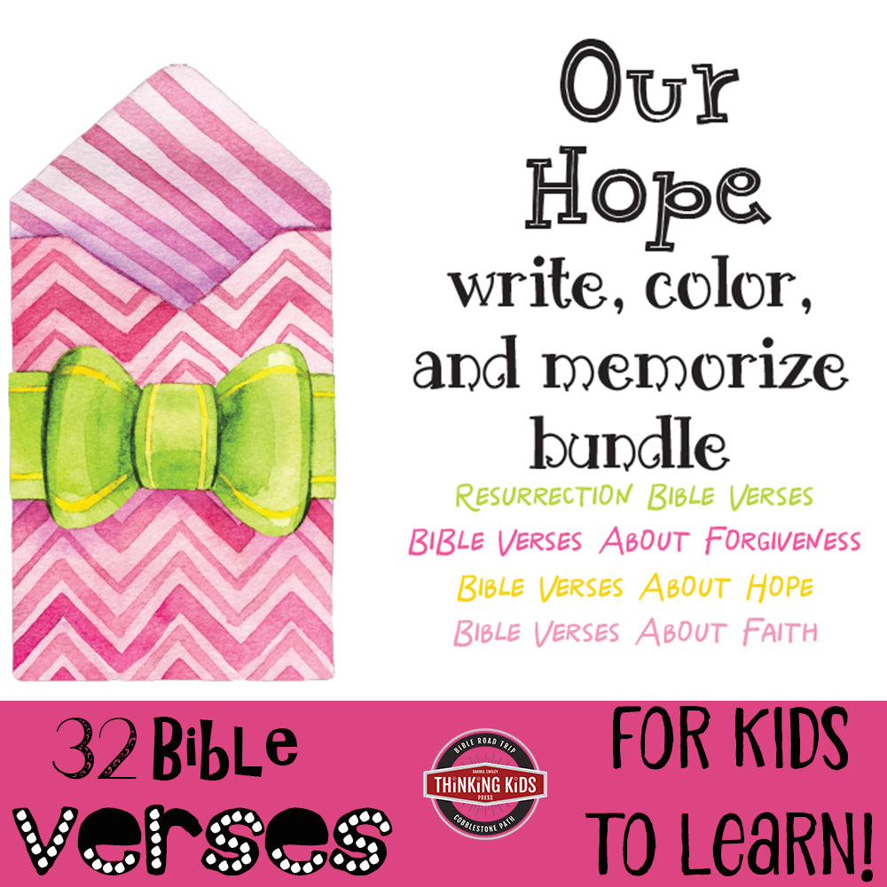 Write, Color, and Memorize BUNDLE: Our Hope (Resurrection, Forgiveness, Hope, Faith)