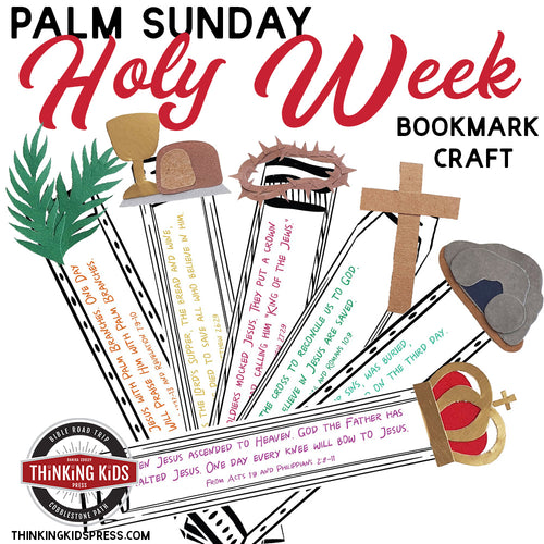 Palm Sunday Holy Week Bookmark Craft