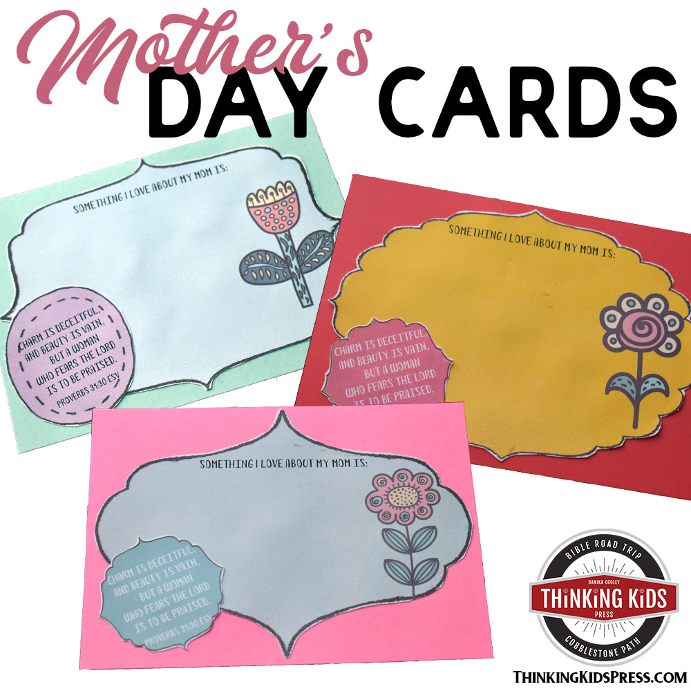 Mother's Day Cards with Bible Verse – Thinking Kids Press