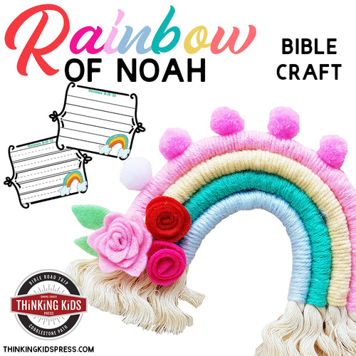 Rainbow of Noah Craft and Bible Verse Cards