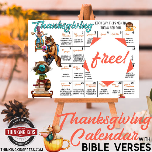 Thanksgiving Bible Verses Calendar
